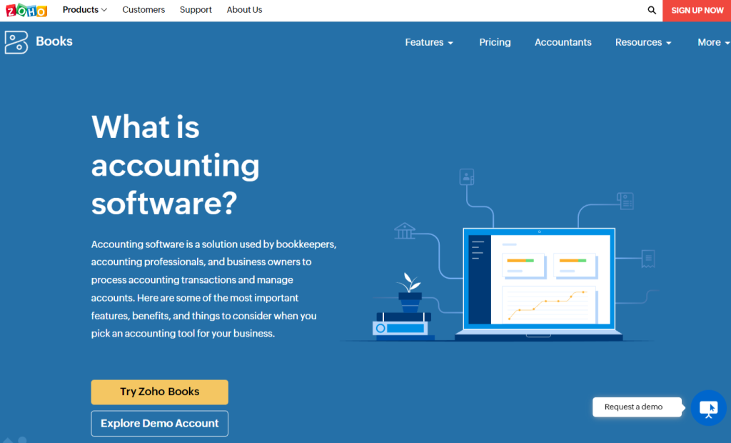 Business Accounting System – Zoho Books