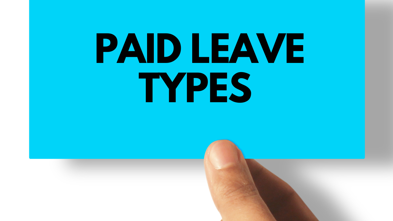 Paid leave types