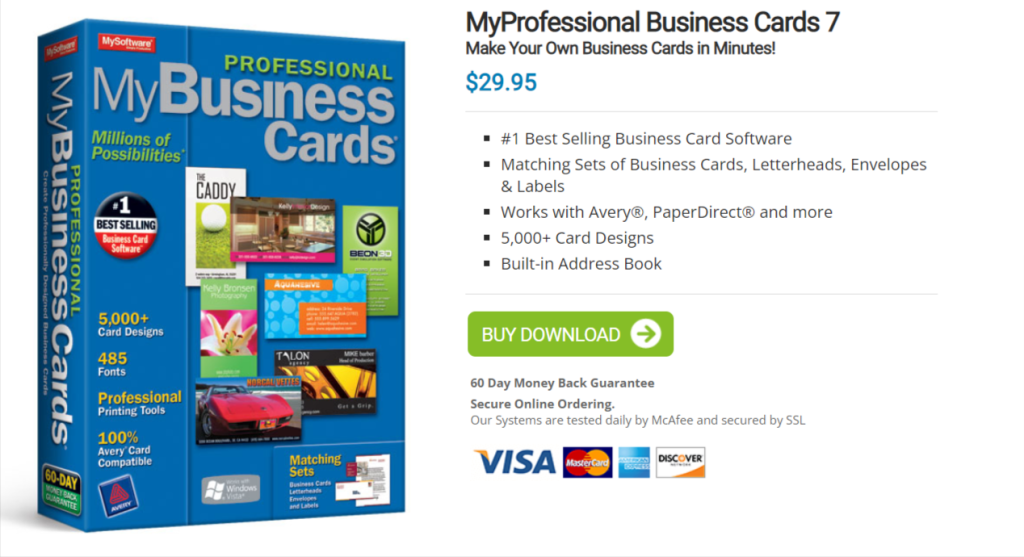 My Professional Business Cards 7 _ Avanquest